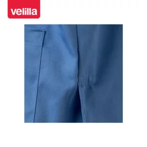 Chaqueta de pijama sanitario Velilla 599 Celeste, detalle de abertura lateral