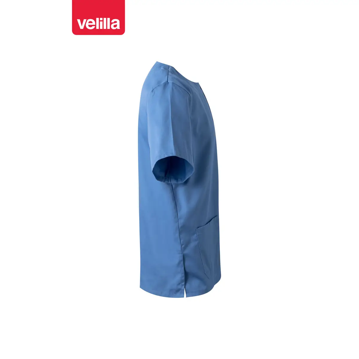 Chaqueta de pijama sanitario Velilla 599 6 Chaqueta de pijama sanitario Velilla 599 Celeste, vista lateral