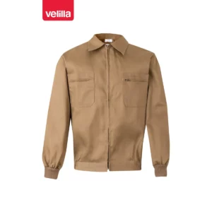 Cazadora de trabajo Velilla 61601 Beige, vista frontal