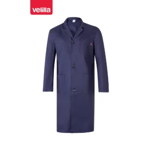 Bata de trabajo Velilla 700 Azul marino, vista frontal