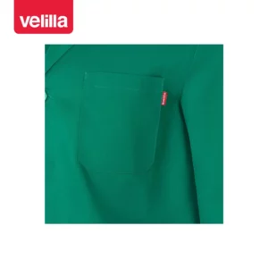 Bata de trabajo Velilla 700 Verde, detalle de bolsillo del pecho