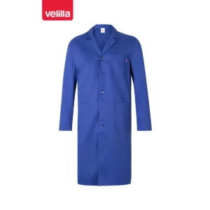 Bata de trabajo Velilla 700 Azulina, vista frontal