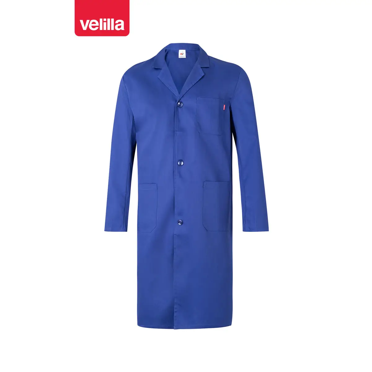 Bata de trabajo Velilla 700 4 Bata de trabajo Velilla 700 Azulina, vista frontal