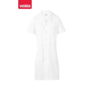 Bata de mujer manga corta Velilla 907 Blanco, vista frontal