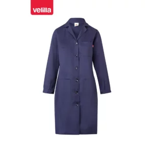 Bata de mujer manga larga Velilla 908 Azul marino, vista frontal