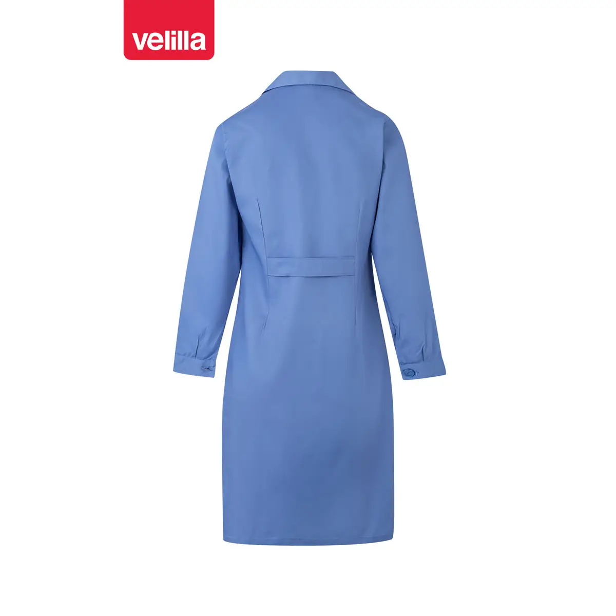 Bata de mujer manga larga Velilla 908 9 Bata de mujer manga larga Velilla 908 Celeste, vista trasera