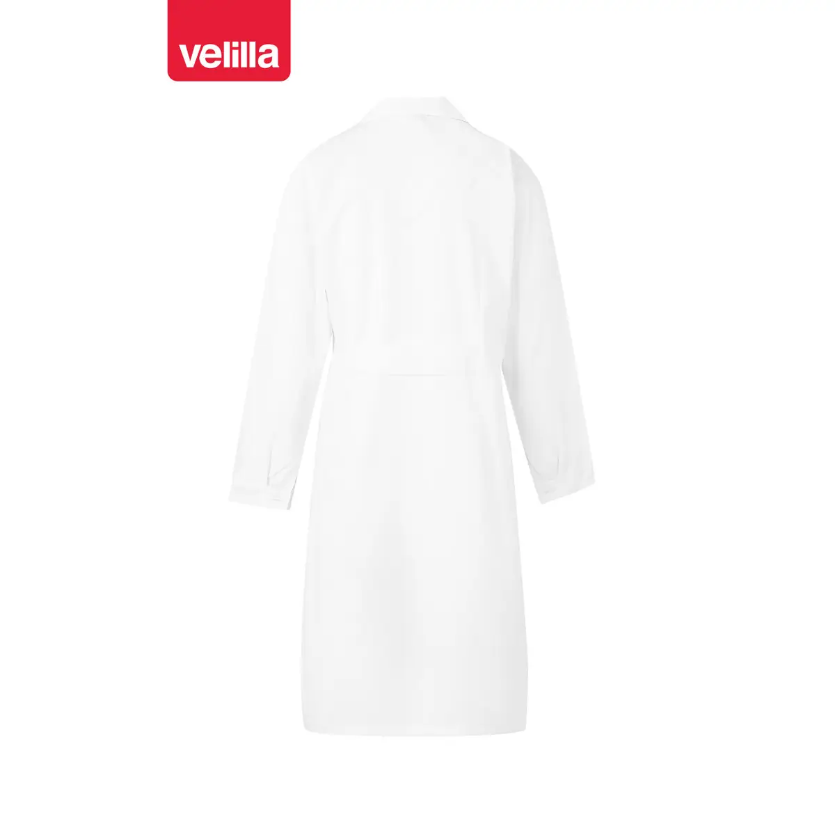 Bata de mujer manga larga Velilla 908 3 Bata de mujer manga larga Velilla 908 Blanco, vista trasera