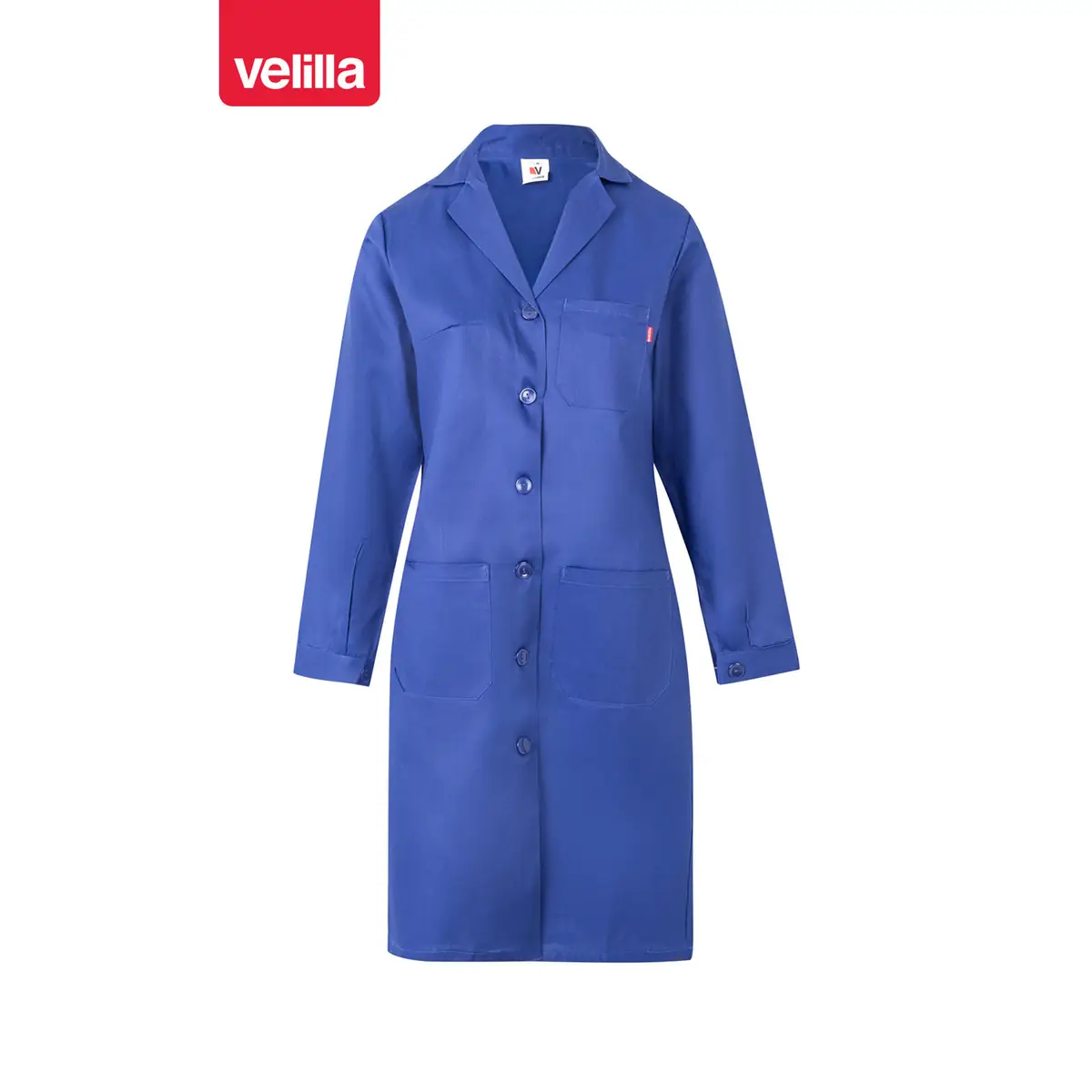 Bata de mujer manga larga Velilla 908 4 Bata de mujer manga larga Velilla 908 Azulina, vista frontal