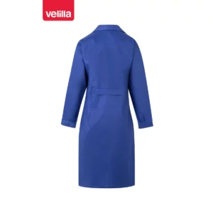 Bata de mujer manga larga Velilla 908 Azulina, vista trasera