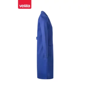 Bata de mujer manga larga Velilla 908 Azulina, vista lateral opuesto