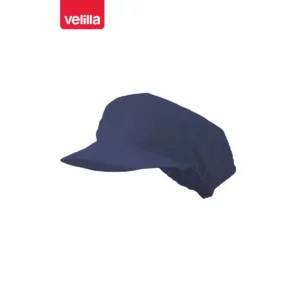 Cofia con rejilla Velilla 93 Azul marino, vista en perspectiva