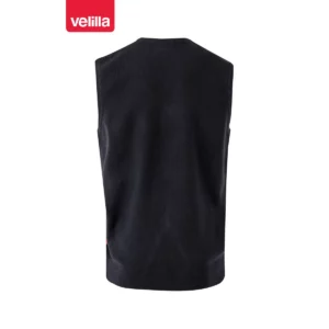 Chaleco punto fino cuello pico Velilla 99 Azul marino, vista trasera