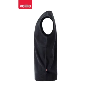 Chaleco punto fino cuello pico Velilla 99 Azul marino, vista lateral