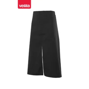 Delantal largo Velilla CABERNET negro, vista frontal