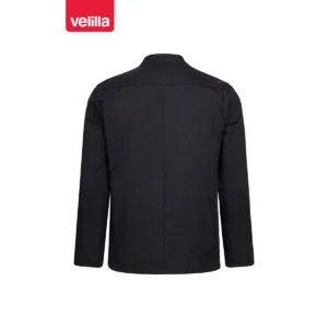 Chaqueta de cocina Velilla ENELDO negro, vista trasera