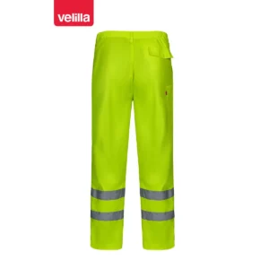 Pantalón forrado alta visibilidad Velilla F160 Amarillo flúor, vista trasera