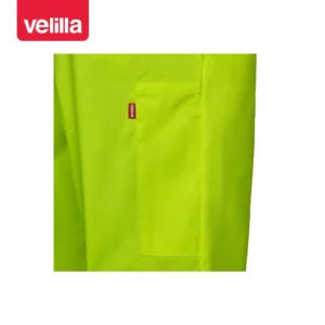 Pantalón forrado alta visibilidad Velilla F160 Amarillo flúor, detalle de bolsillo para herramienta