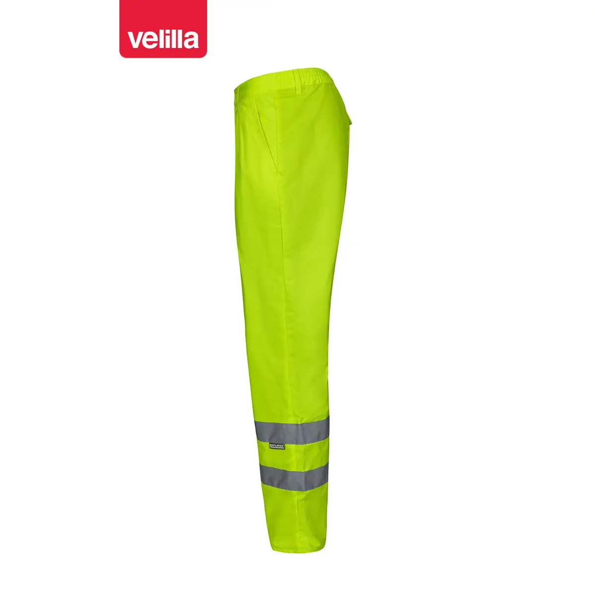 Pantalón forrado alta visibilidad Velilla F160 2 Pantalón forrado alta visibilidad Velilla F160 Amarillo flúor, vista lateral