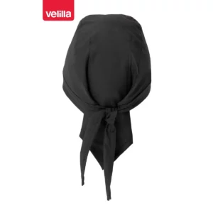 Gorro con tiras Velilla MACIS negro, vista trasera