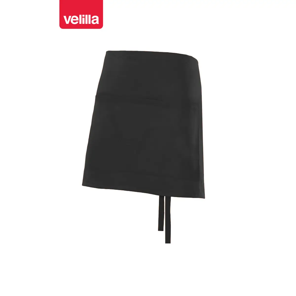 Delantal corto Velilla SUBIRAT 1 Delantal corto Velilla SUBIRAT negro, vista frontal