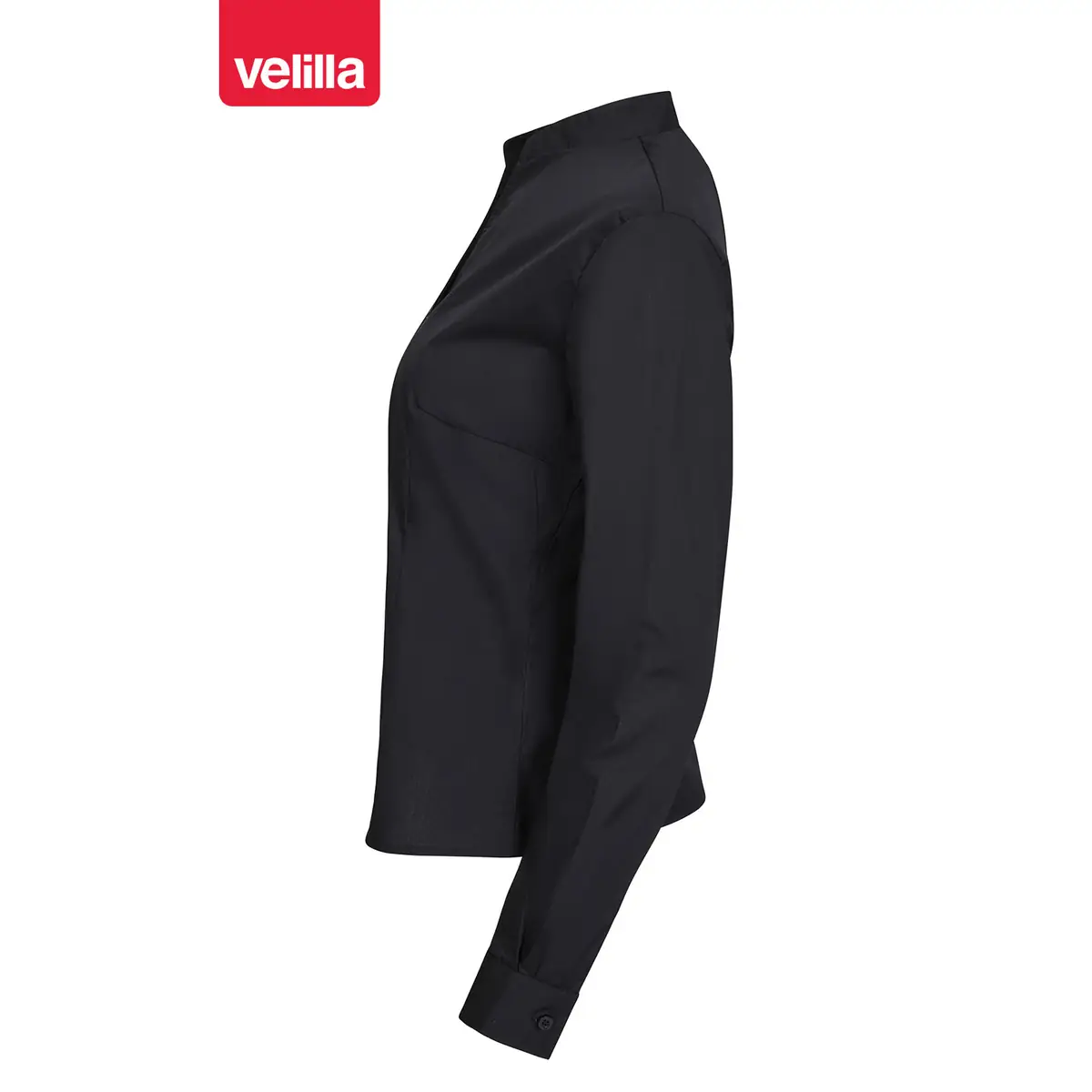 Camisa cuello mao de mujer Velilla VIURA 6 Camisa cuello mao de mujer Velilla VIURA Negro, vista lateral