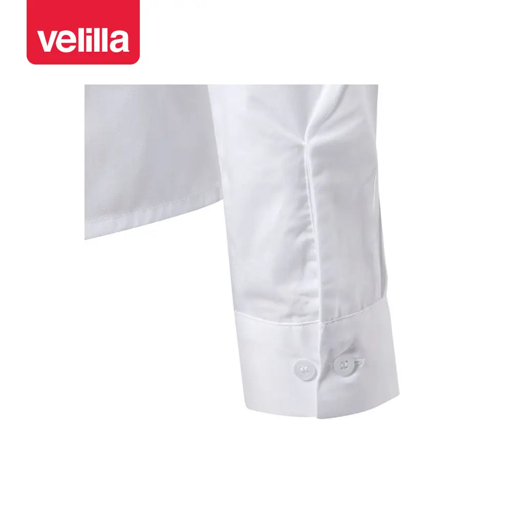 Camisa cuello mao de mujer Velilla VIURA 9 Camisa cuello mao de mujer Velilla VIURA Blanco, detalle de puño