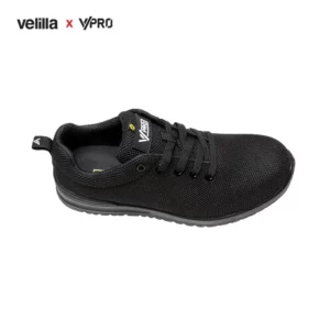 Zapatilla de seguridad VPro SPEZIAL 707007 Negro, vista oblicua superior