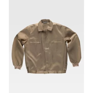 Cazadora de trabajo WorkTeam B1102, Beige, vista frontal