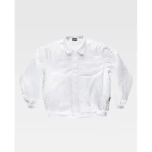 Cazadora acolchada WorkTeam B1110, Blanco, vista frontal