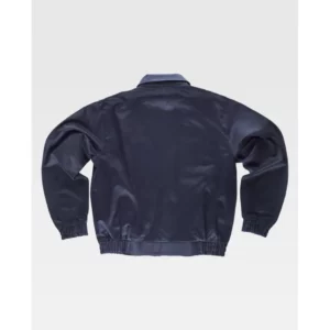 Cazadora ignífuga y antiestática WorkTeam B1193, Marino, vista trasera