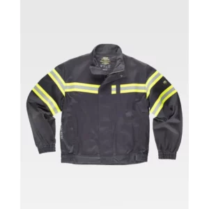 Cazadora multinorma reflectante WorkTeam B1198, Gris oscuro, vista frontal
