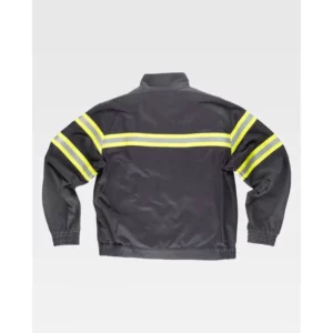 Cazadora multinorma reflectante WorkTeam B1198, Gris oscuro, vista trasera