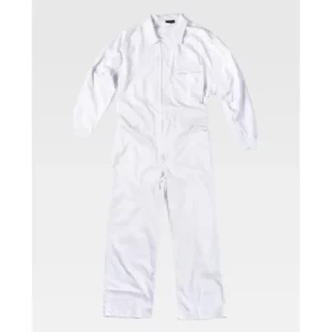 Buzo de estilo italiano WorkTeam B2000, Blanco, vista frontal