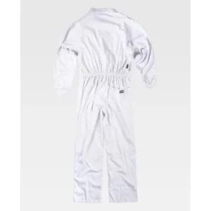 Buzo de estilo italiano WorkTeam B2000, Blanco, vista trasera