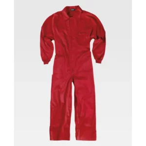 Buzo de estilo italiano WorkTeam B2000, Rojo, vista frontal