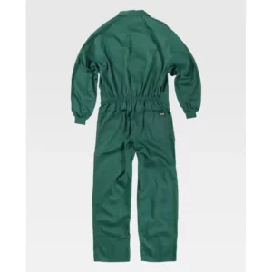 Buzo de estilo italiano WorkTeam B2000, Verde, vista trasera