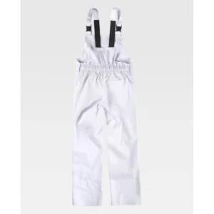 Peto de trabajo WorkTeam B2700, Blanco, vista trasera