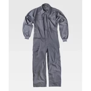Buzo recto de algodón WorkTeam B5200, Gris, vista frontal
