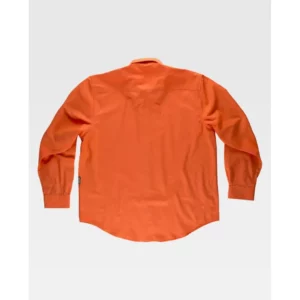 Camisa de trabajo WorkTeam B8000, Naranja, vista trasera