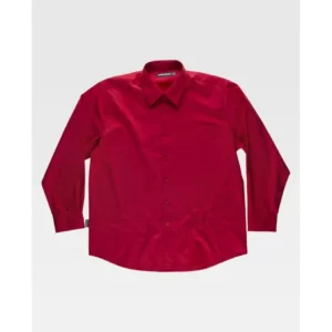 Camisa de trabajo WorkTeam B8000, Rojo, vista frontal