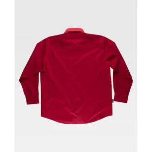 Camisa de trabajo WorkTeam B8000, Rojo, vista trasera
