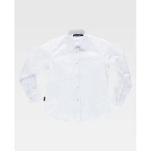 Camisa entallada de mujer WorkTeam B8090, Blanco, vista frontal