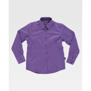Camisa entallada de mujer WorkTeam B8090, Morado, vista frontal