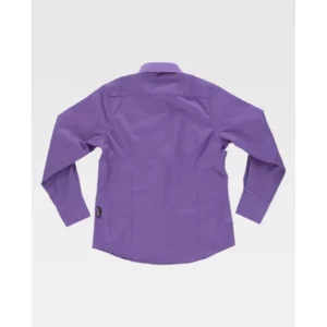 Camisa entallada de mujer WorkTeam B8090, Morado, vista trasera