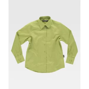 Camisa entallada de mujer WorkTeam B8090, Verde pistacho, vista frontal