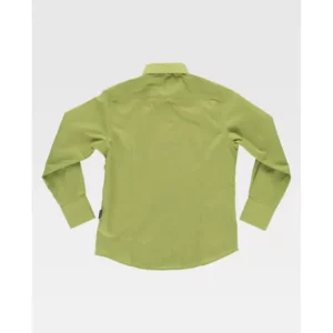 Camisa entallada de mujer WorkTeam B8090, Verde pistacho, vista trasera