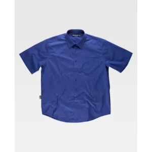 Camisa de manga corta WorkTeam B8100, Azulina, vista frontal