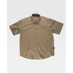 Camisa de manga corta WorkTeam B8100, Beige, vista frontal