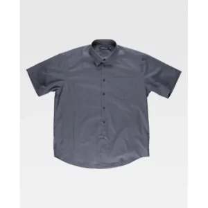 Camisa de manga corta WorkTeam B8100, Gris, vista frontal