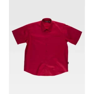 Camisa de manga corta WorkTeam B8100, Rojo, vista frontal